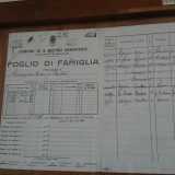 Cosimo intanto ci mostra anche il foglio di famiglia di Domenico... 